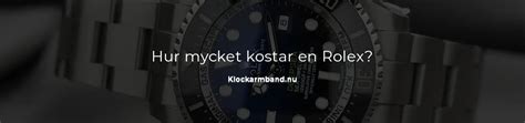 Hur mycket kostar den dyraste Rolex.